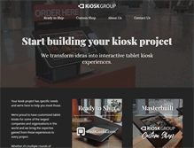 Tablet Screenshot of kioskgroup.com